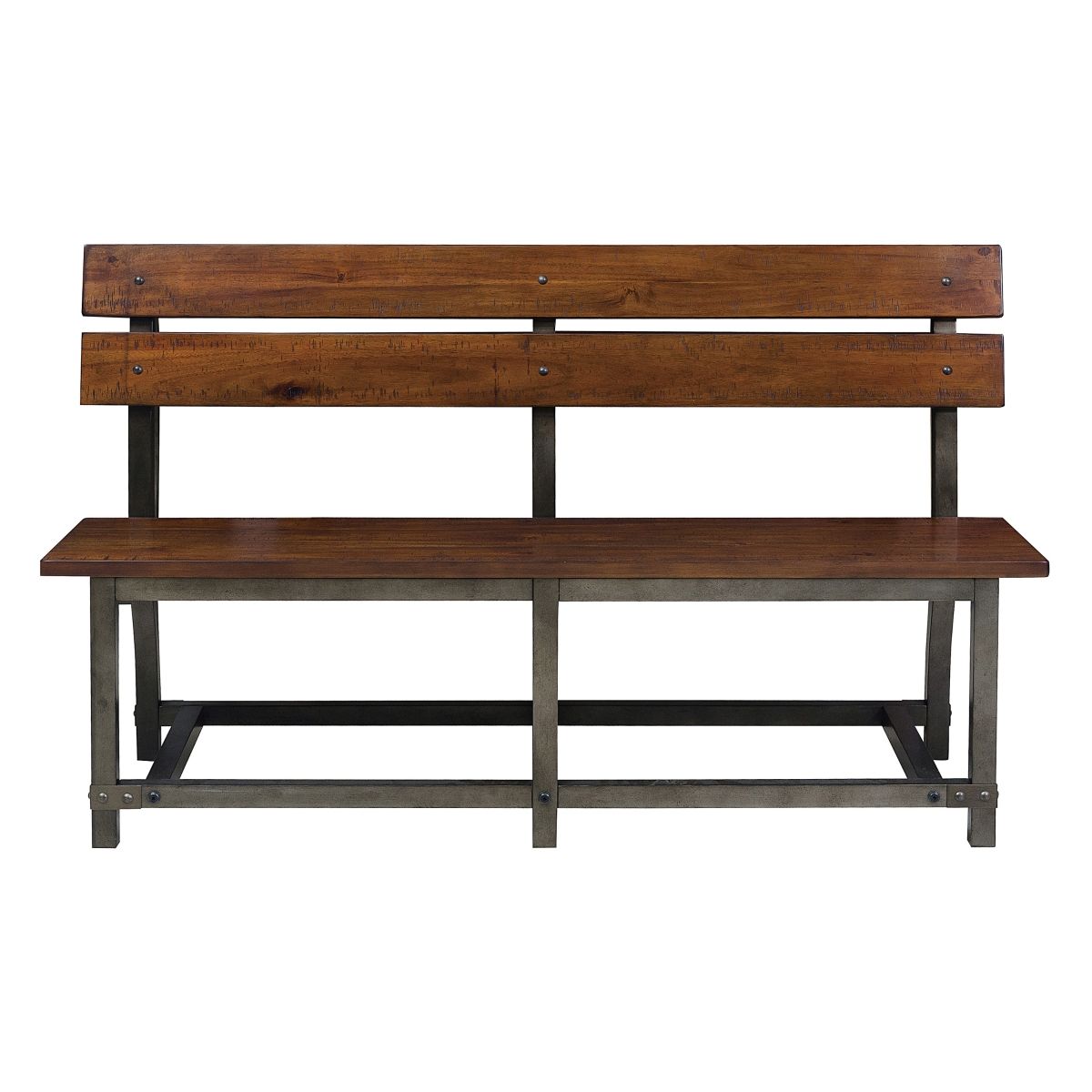 Counter Height Bench with Back