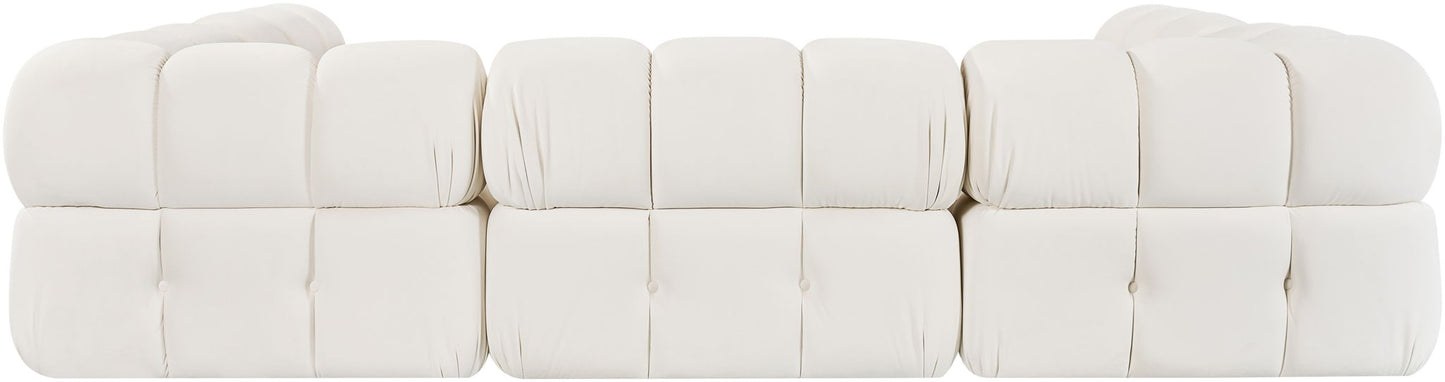 Orin - Velvet 6 Piece Modular Sectional