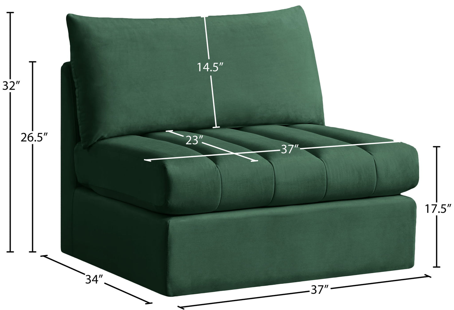 Jacob - Armless Chair