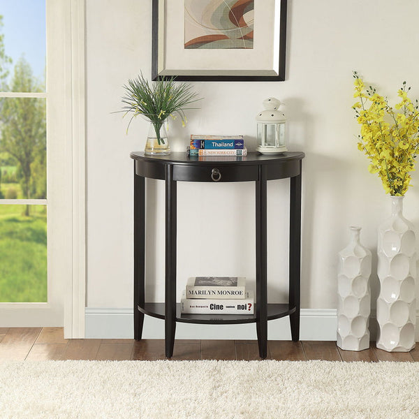 Justino II - Console Table - Black
