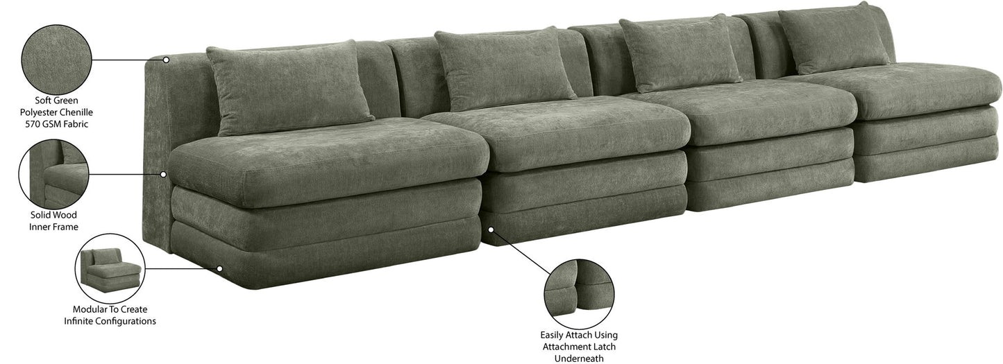 Stellar - 4 Piece Upholstered Modular Sectional