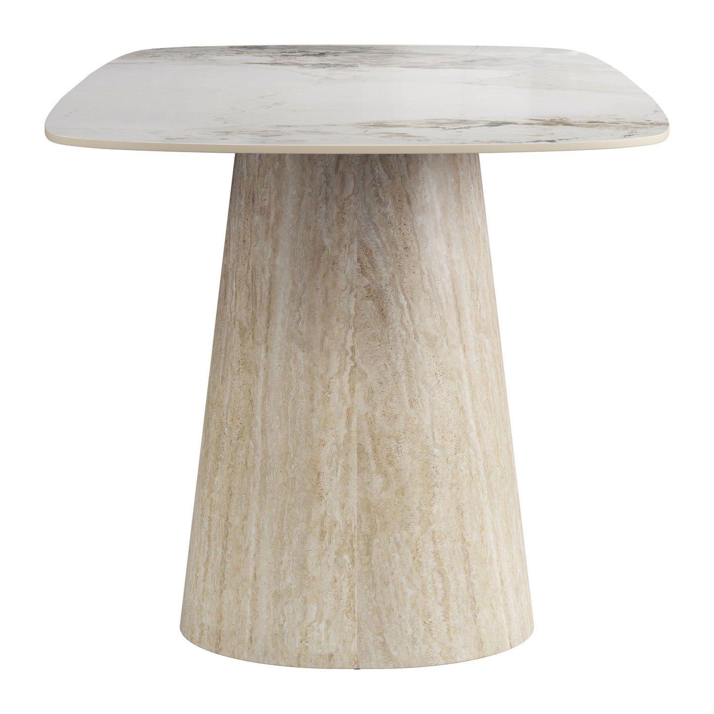Nooka - Dining Table - White / Natural