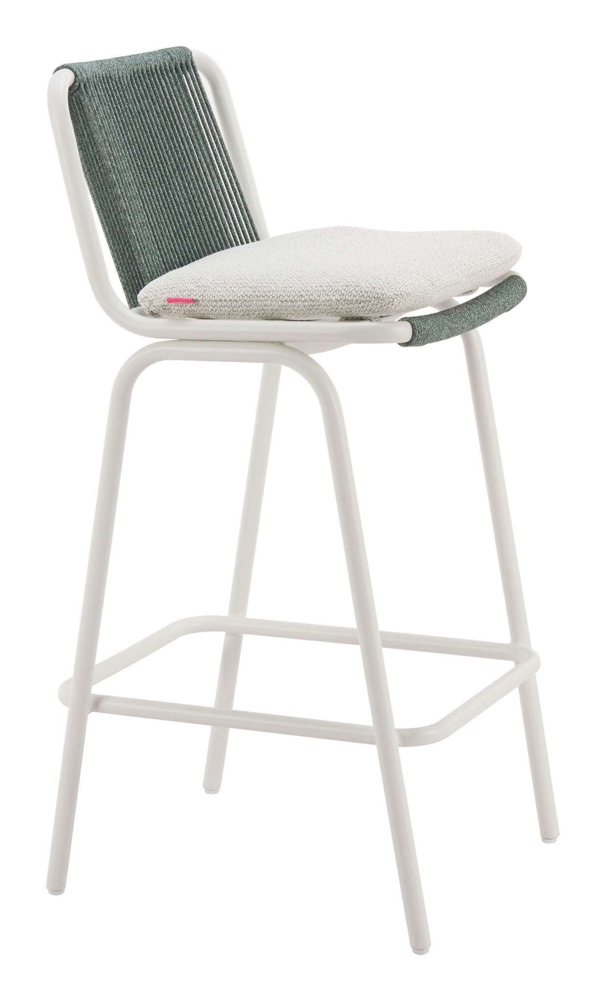 Luft - Outdoor Barstool (Set of 2) - White / Green