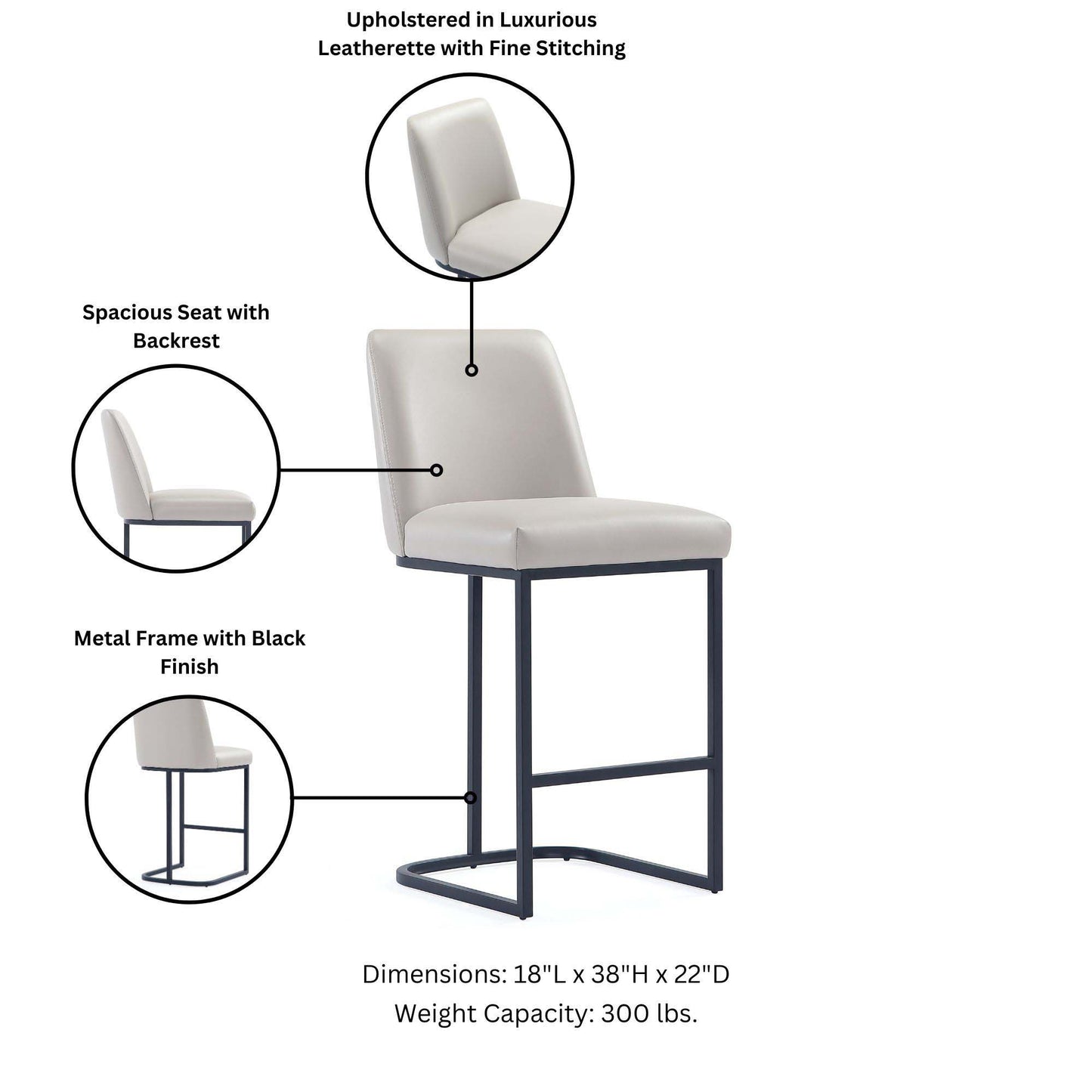Manhattan Serena - Counter Stool