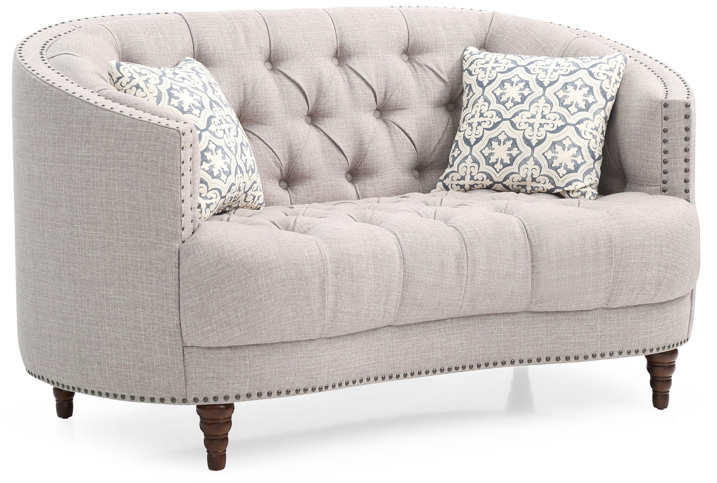Charleston - Loveseat - Light Gray