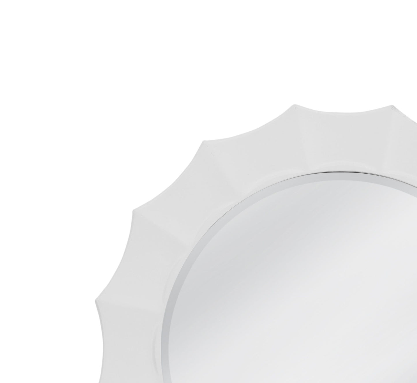 Altair - Wall Mirror - Glossy White