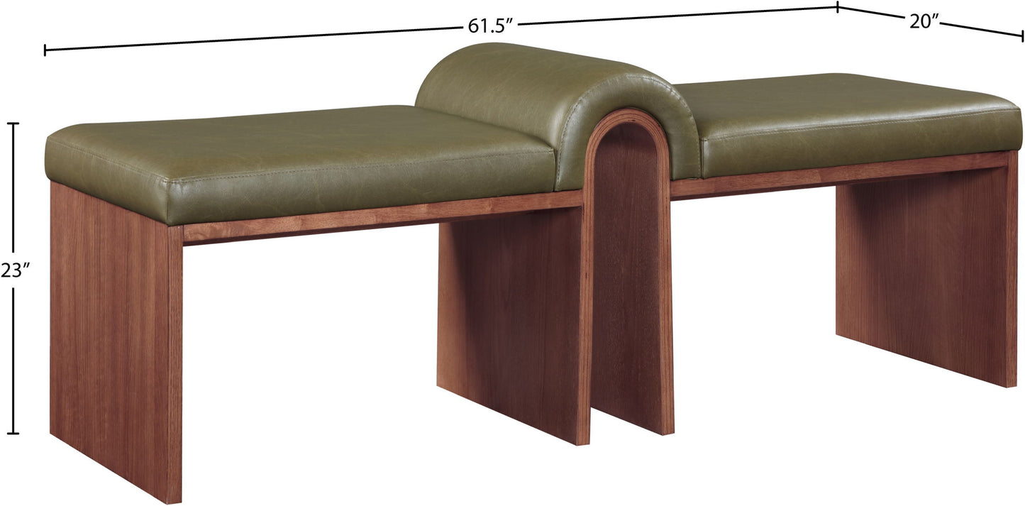 Delphine - Bench - Walnut Base