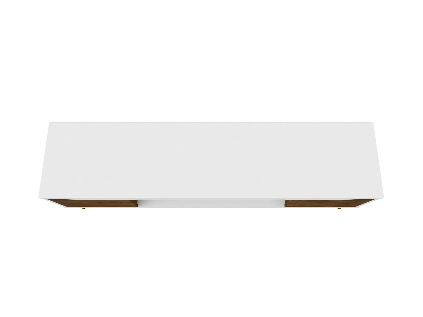 Bradley - TV Stand - Rustic Brown And White