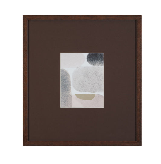 Stone Secrets III Framed Print - Brown