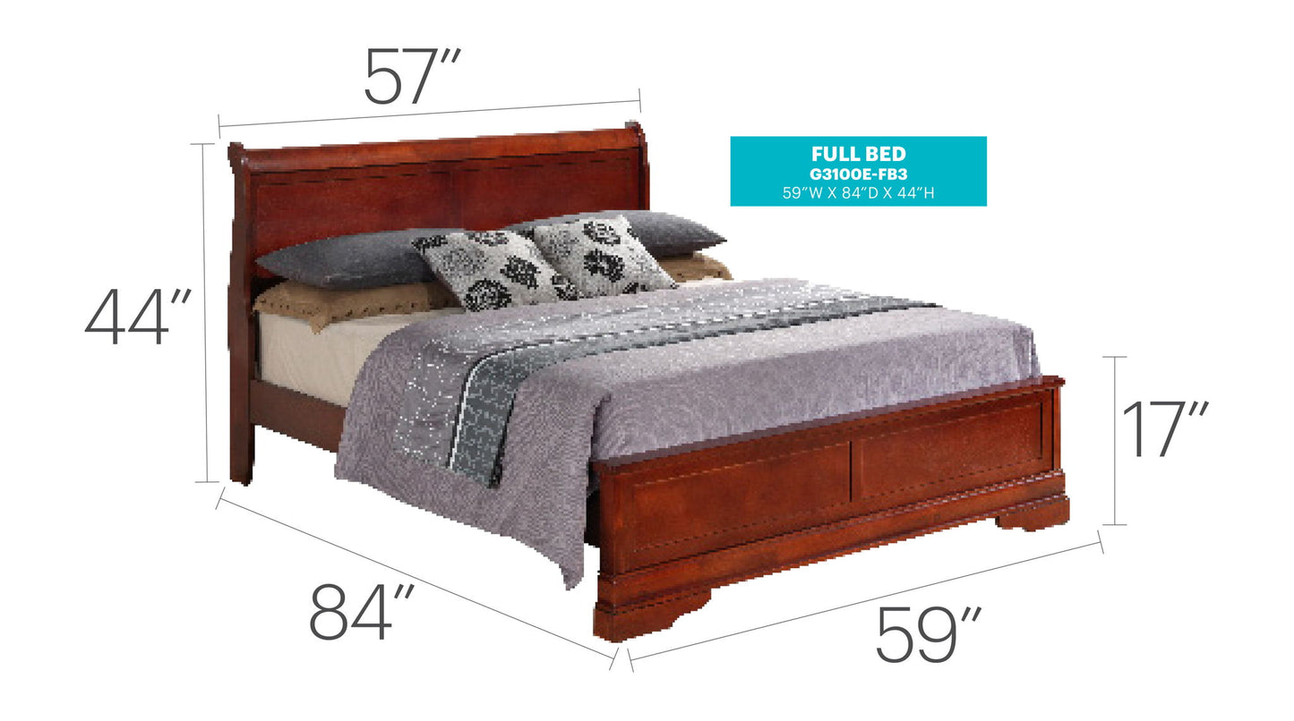 Glory Furniture - Louis Phillipe - Bed