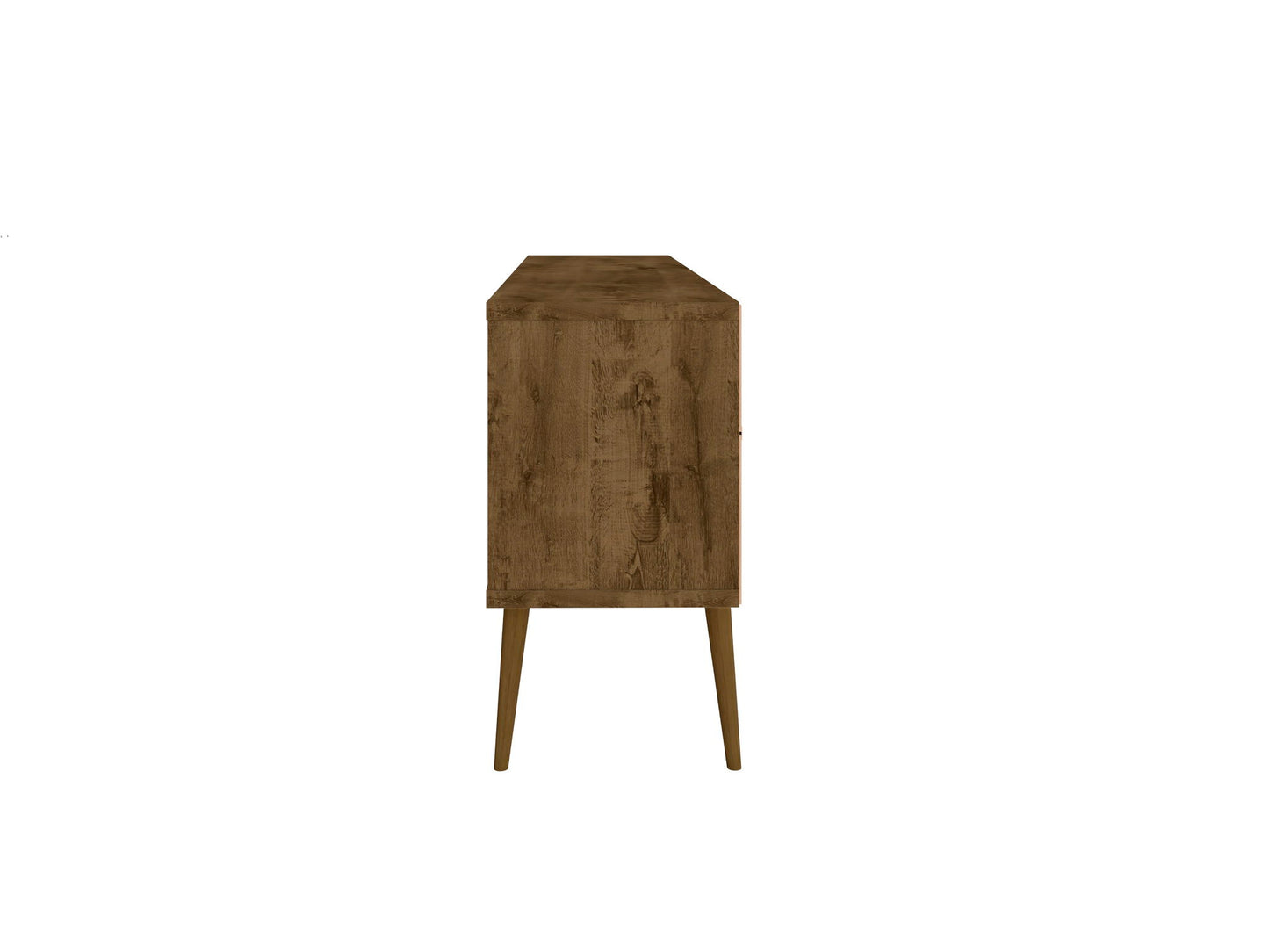 Manhattan Bradley - TV Stand With Rustic Brown Base