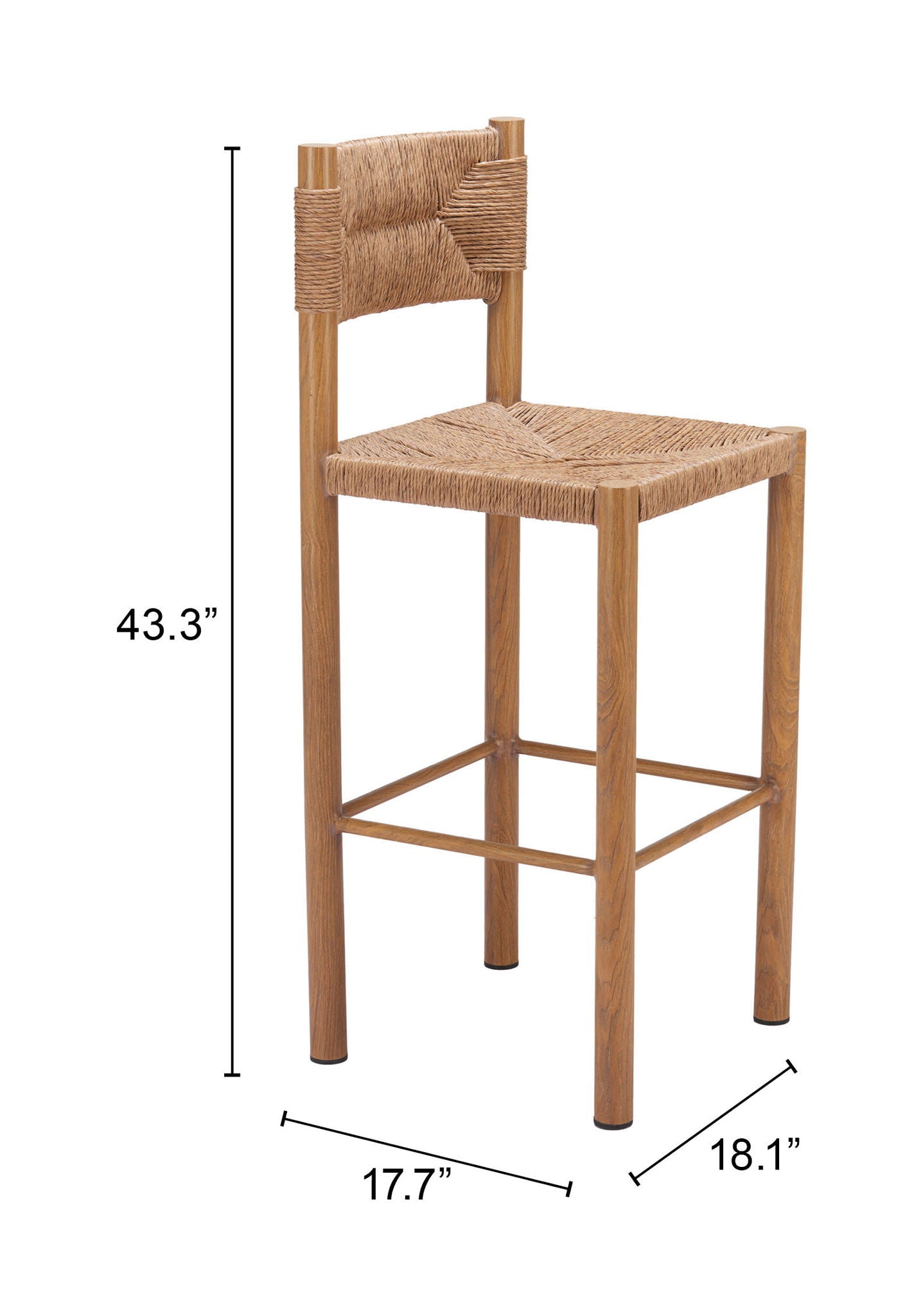 Iska - Outdoor Barstool (Set of 2)