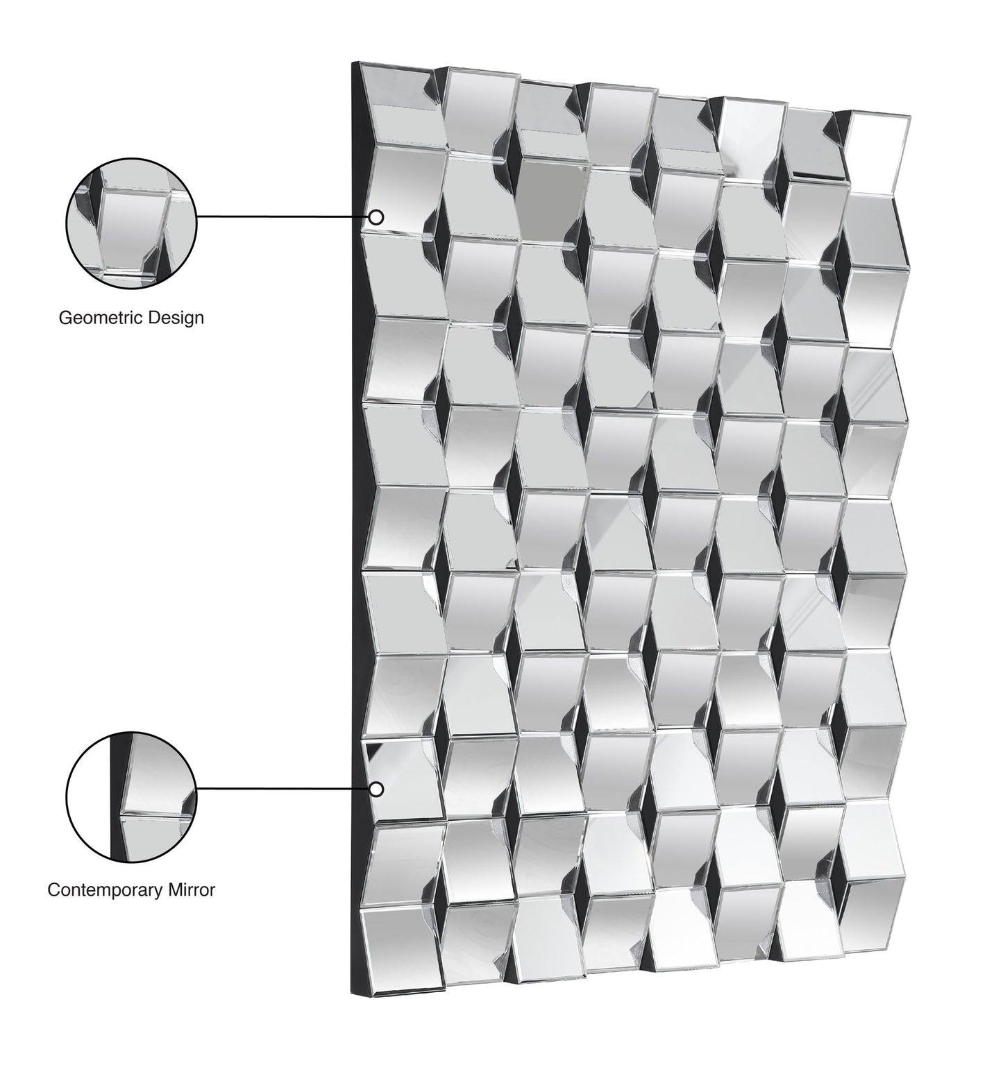 Ziggy - Mirror - Pearl Silver