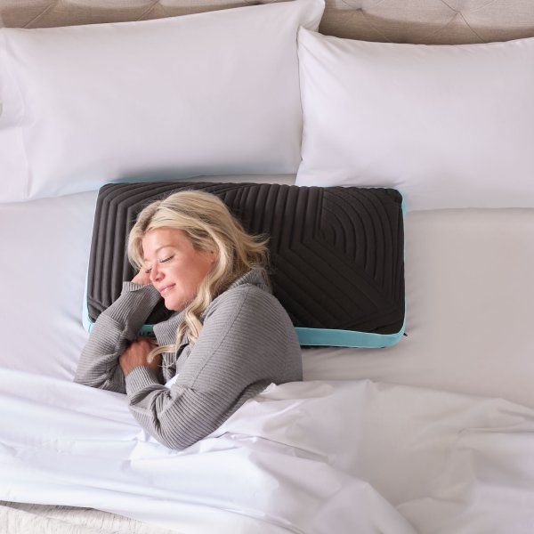Ice Cloud - Omniphase Mid Loft Pillow - King High Loft