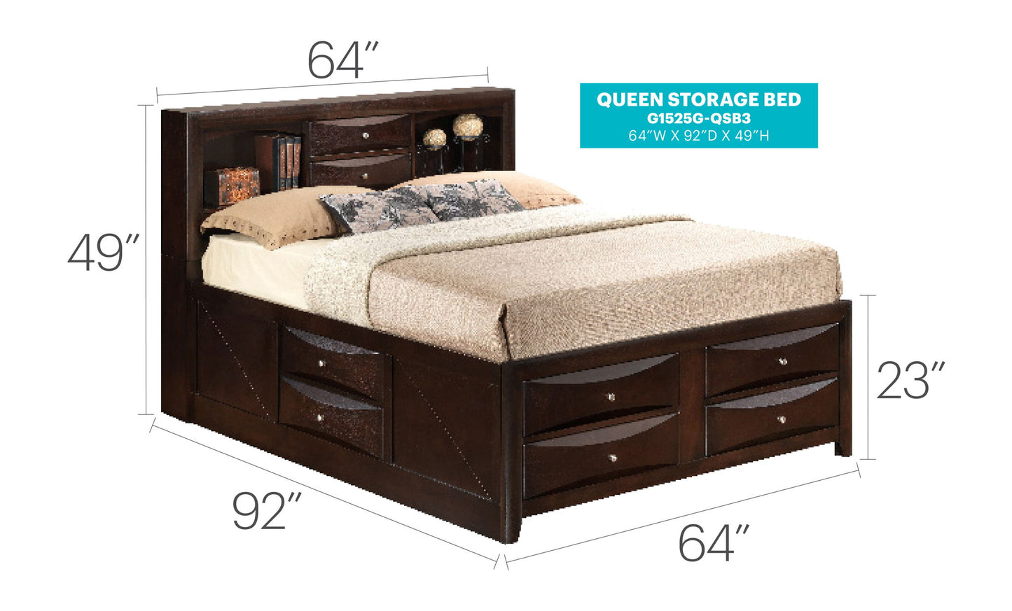 Glory Furniture - Marilla - Storage Bed