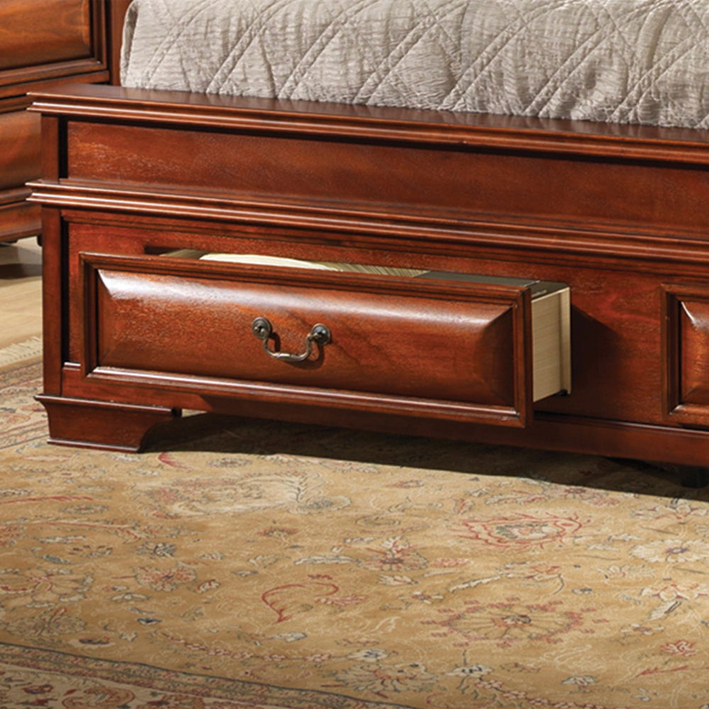 Glory Furniture - LaVita - Upholstered Storage Bed