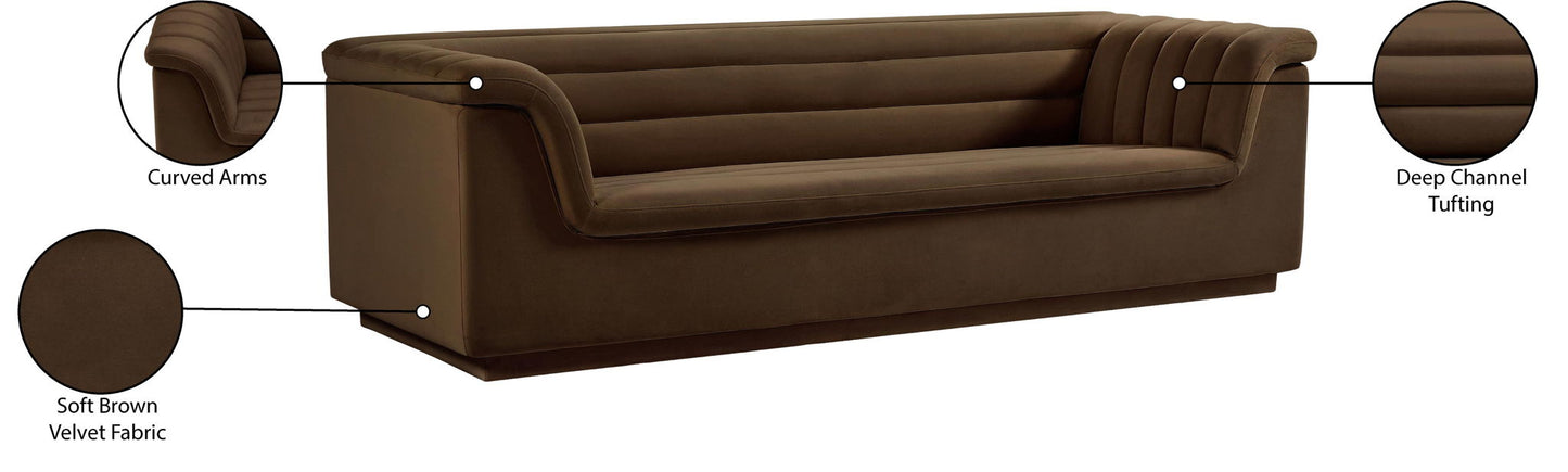 Cascade - Velvet Sofa