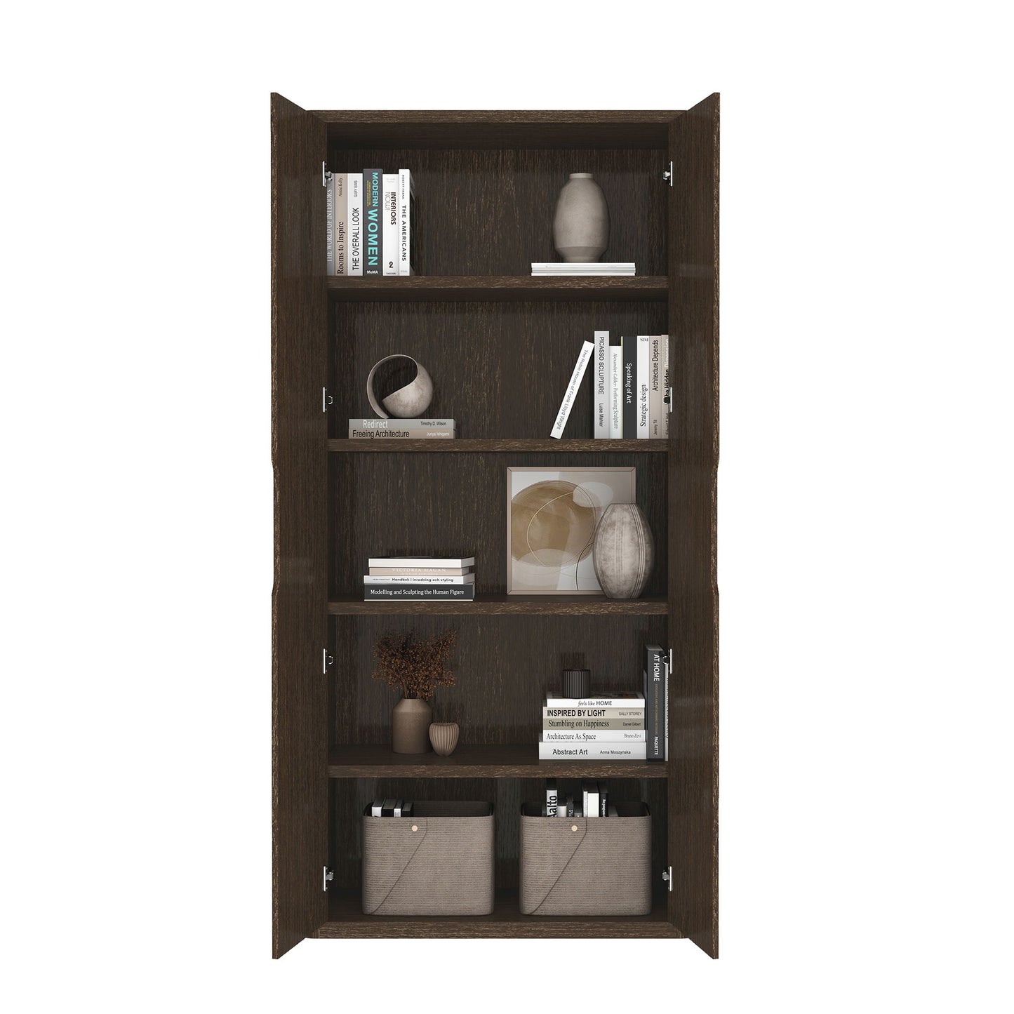 Manhattan Rivington - Bookcase Cabinet With 2 Doors