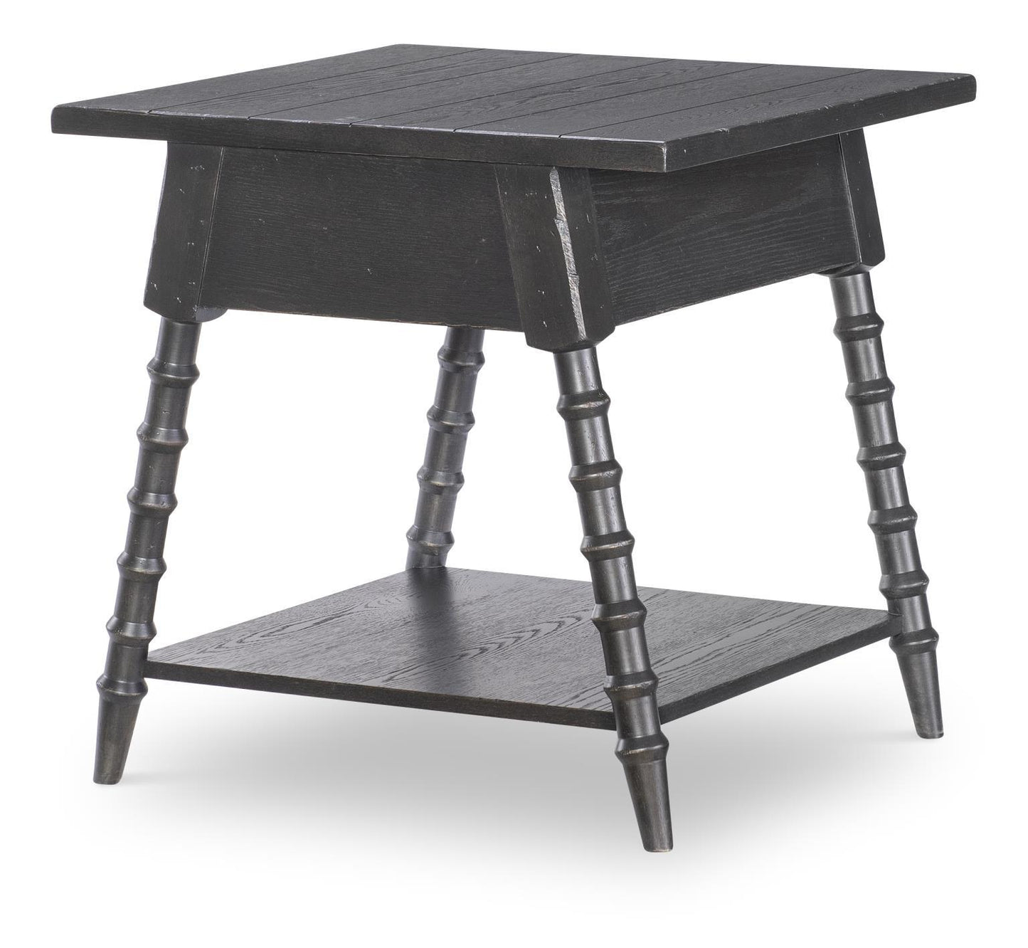 Vintage Market - Splayed Bobbin Leg 1 Drawer End Table