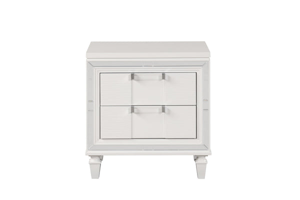 Genoa - Nightstand - Sparkling White