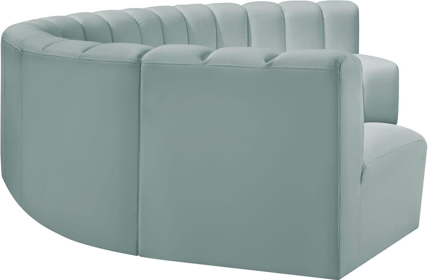 Arc - Faux Leather 7 Piece U-Shaped Modular Sofa