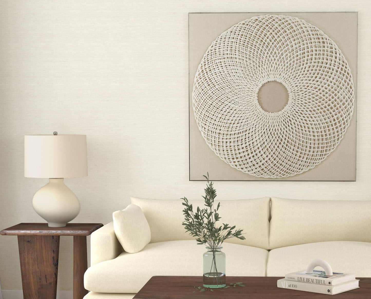 Fleetwood Canvas Art - Beige