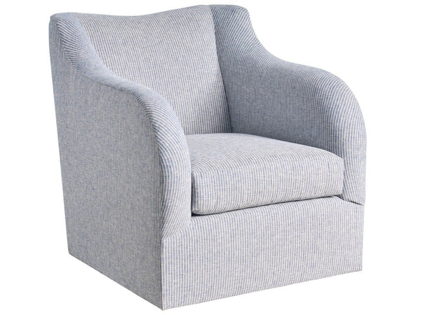 Camille - Swivel Chair, Special Order - Light Blue