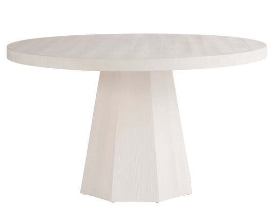 Weekender Coastal Living Home / Mackinaw - Round Dining Table - Pearl Silver