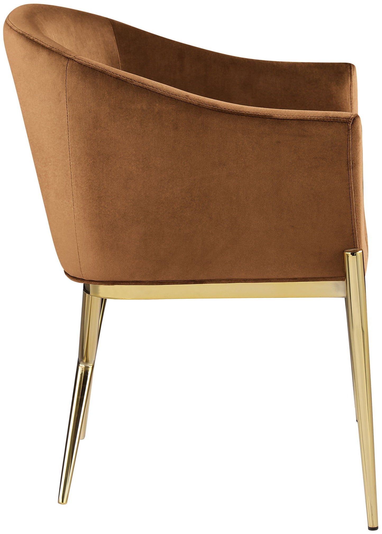 Xavier - Dining Chair with Gold Legs