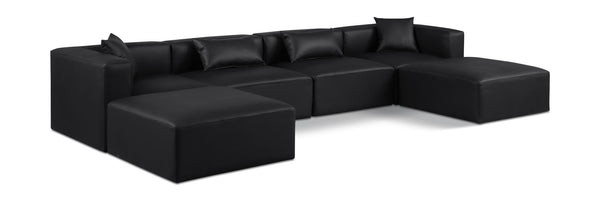 Cube - 6 Piece Modular Double Chaise Sectional