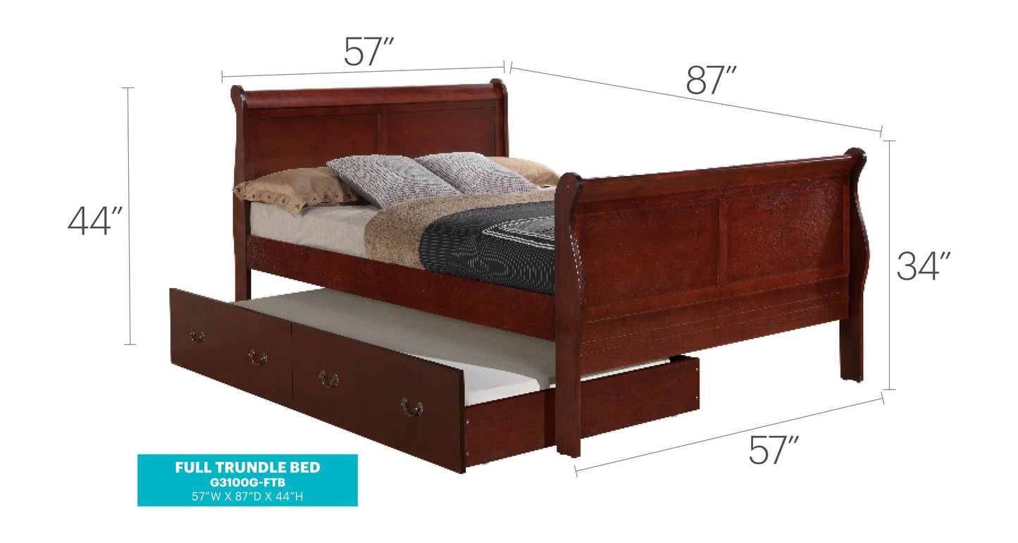 Glory Furniture - Louis Phillipe - Trundle Bed