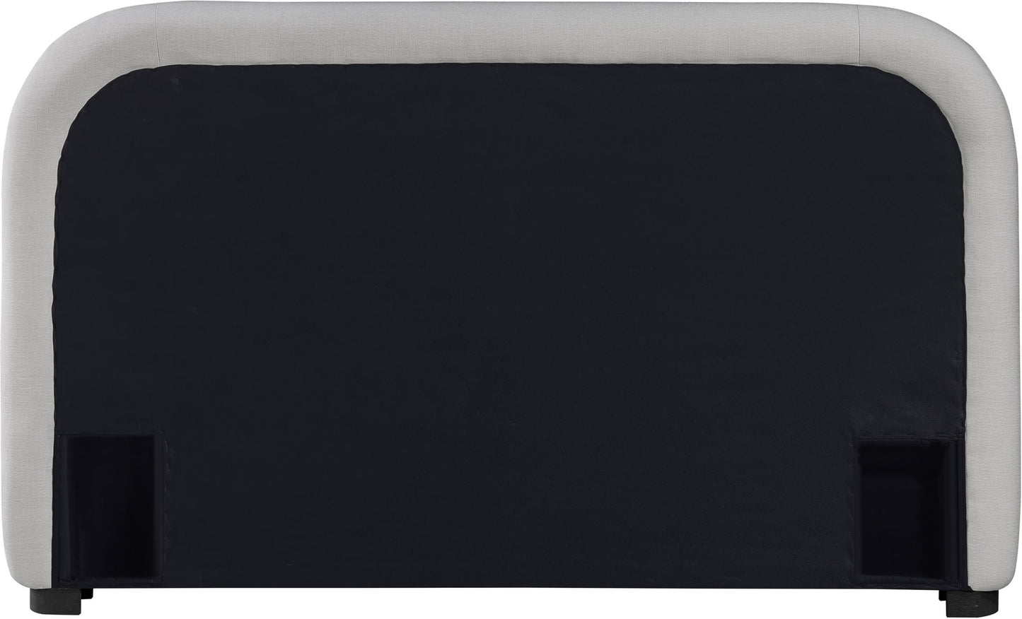 Vaughn - Chenille Bed With Black Base
