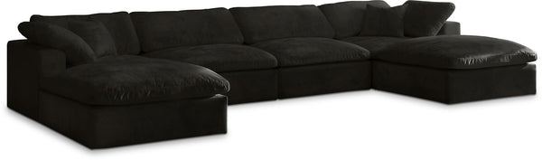 Cozy - 6 Piece Modular Double Chaise Sectional