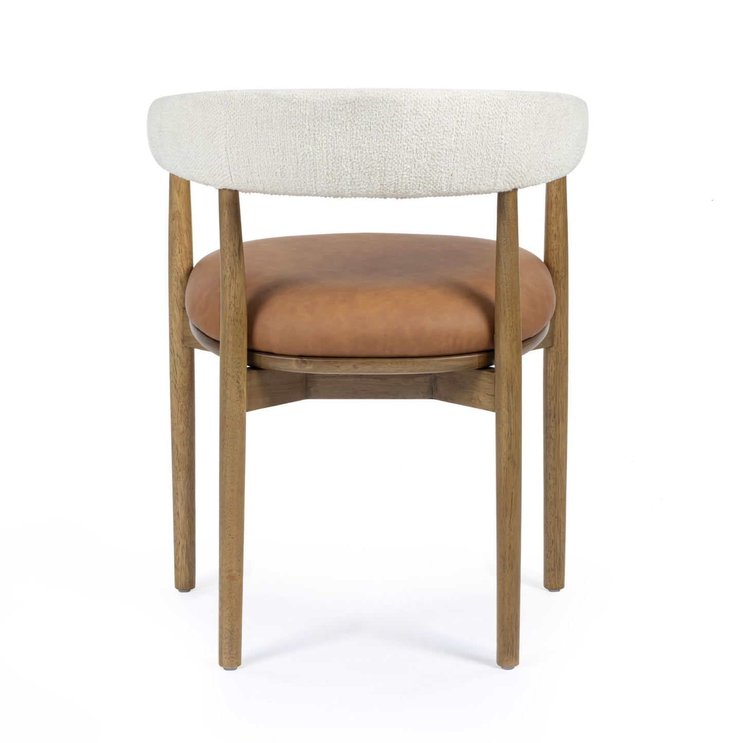 Vina - Dining Chair - Cognac / Cream