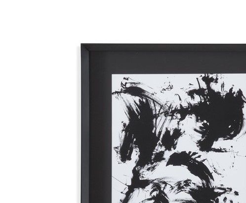 Expressive Abstract I Framed Print - Black
