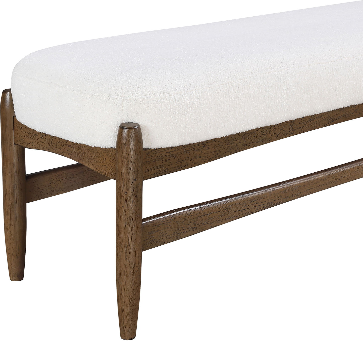 Briar - Faux Sheepskin Upholstered Bench