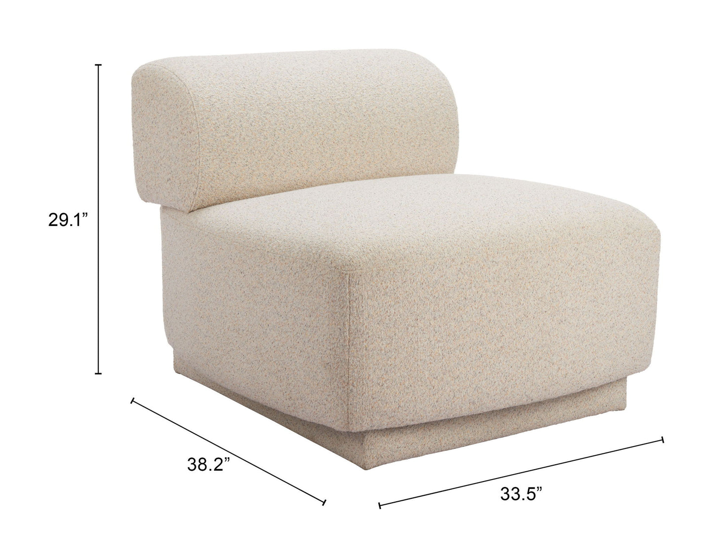 Anese - Accent Chair - Multigrain Beige