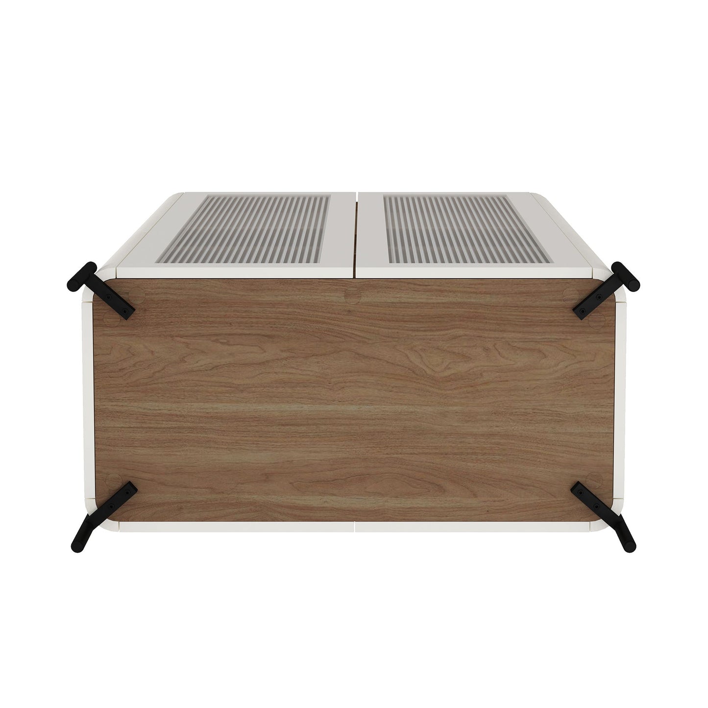 Manhattan Abbey - Bookcase Cabinet With Maple Top