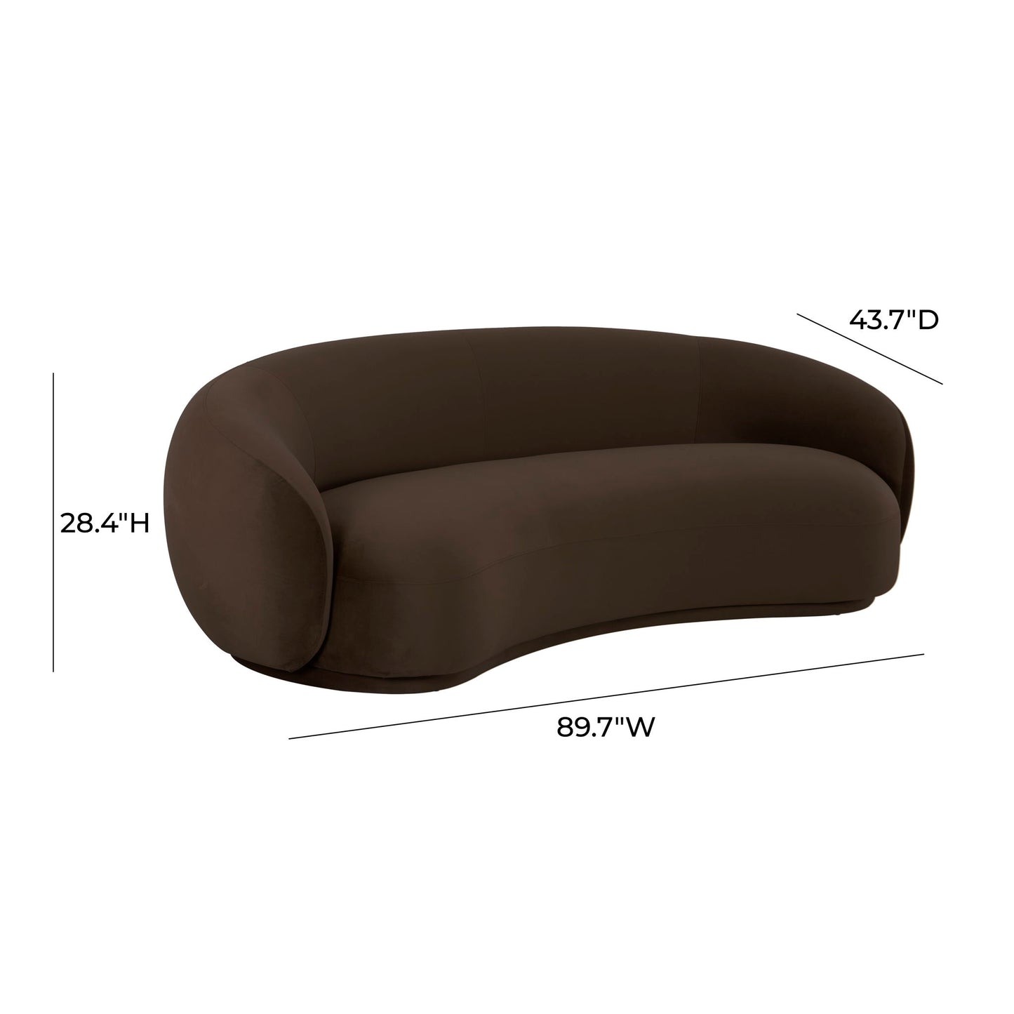 Kendall - Velvet Sofa