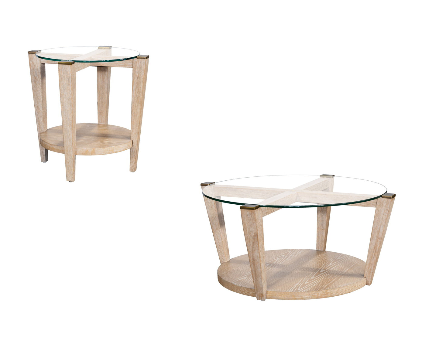 Dunes - Cocktail Table - Bleached Oak