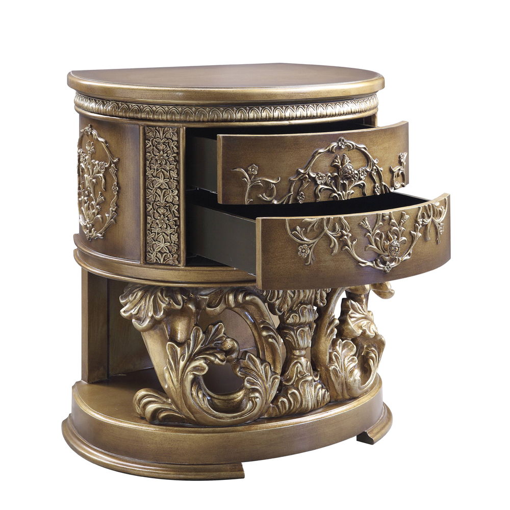 Constantine - Nightstand - Brown & Gold