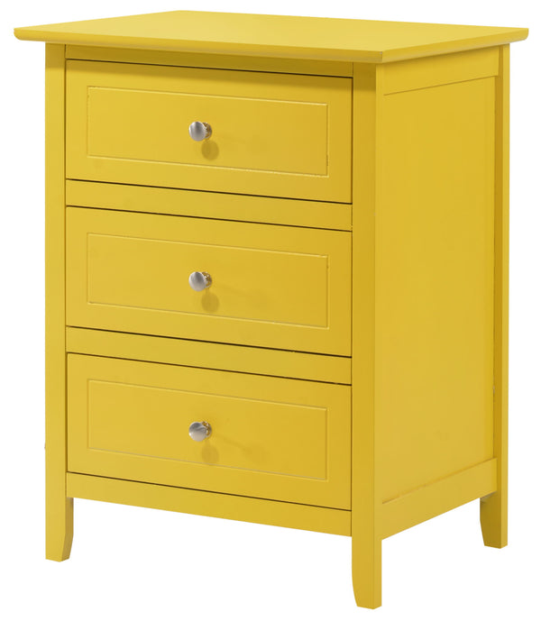 Glory Furniture - Daniel - 3 Drawer Nightstand