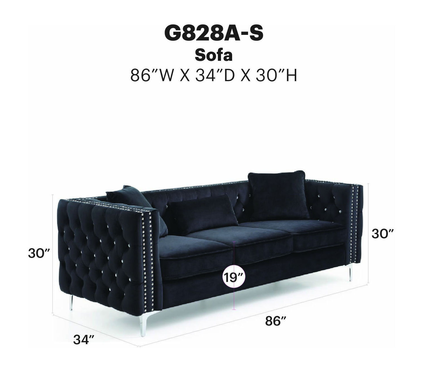 Glory Furniture - Paige - Sofa