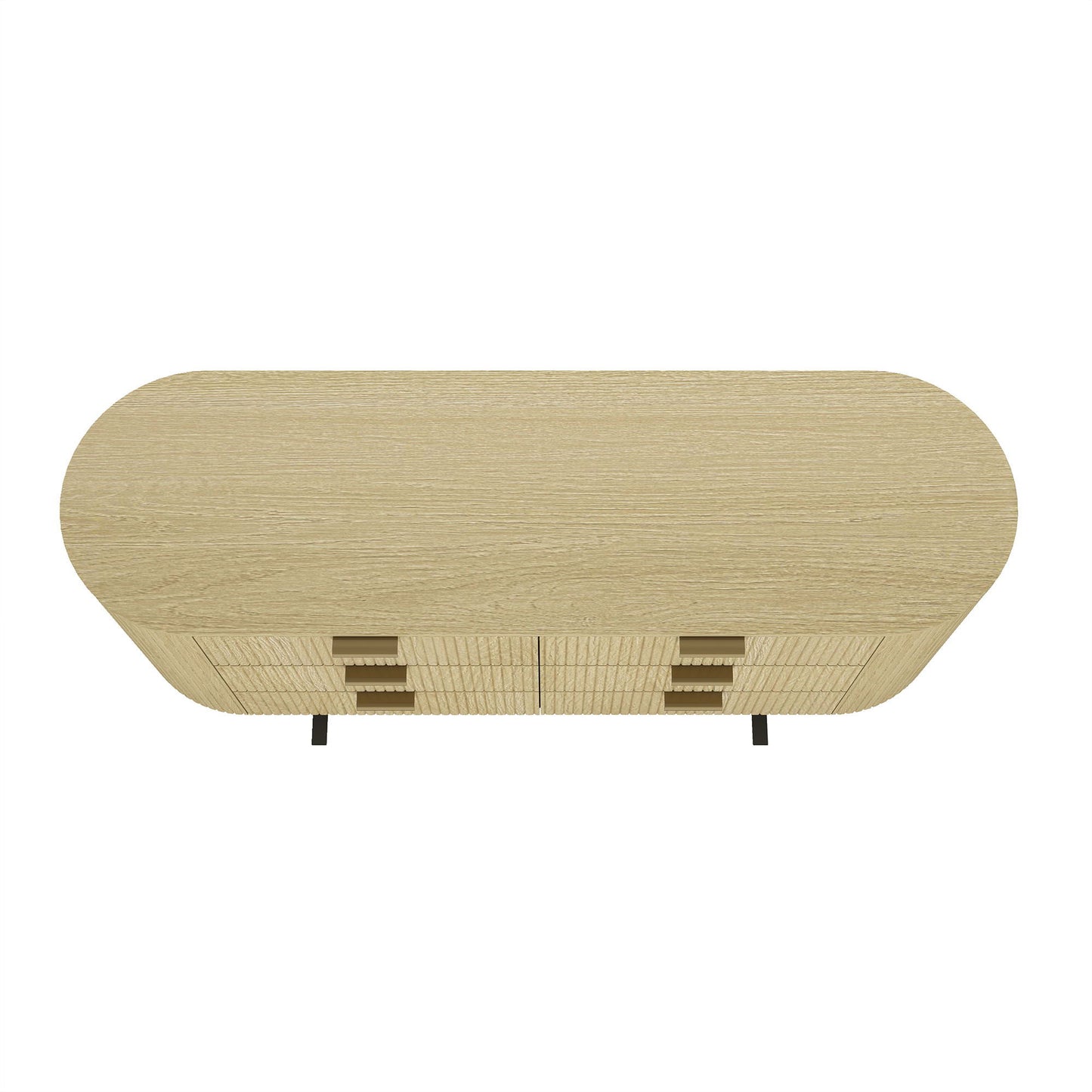 Olivia - 71" Dresser - Natural Oak