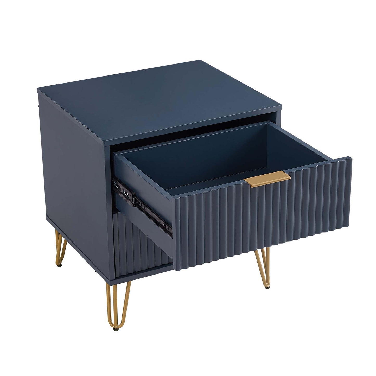 Manhattan Dumbo - Fluted 2-Drawer Nightstand