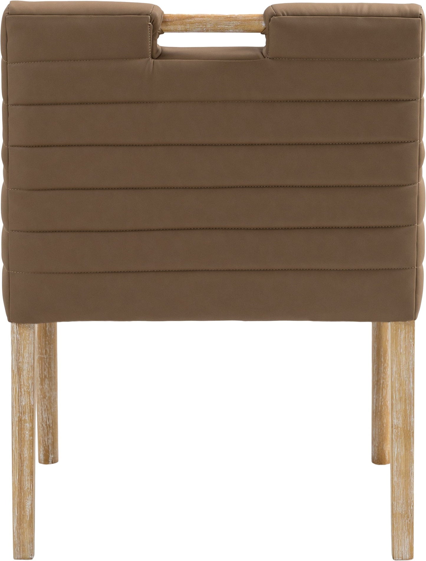 Aimee - Dining Arm Chair - Light Brown Legs