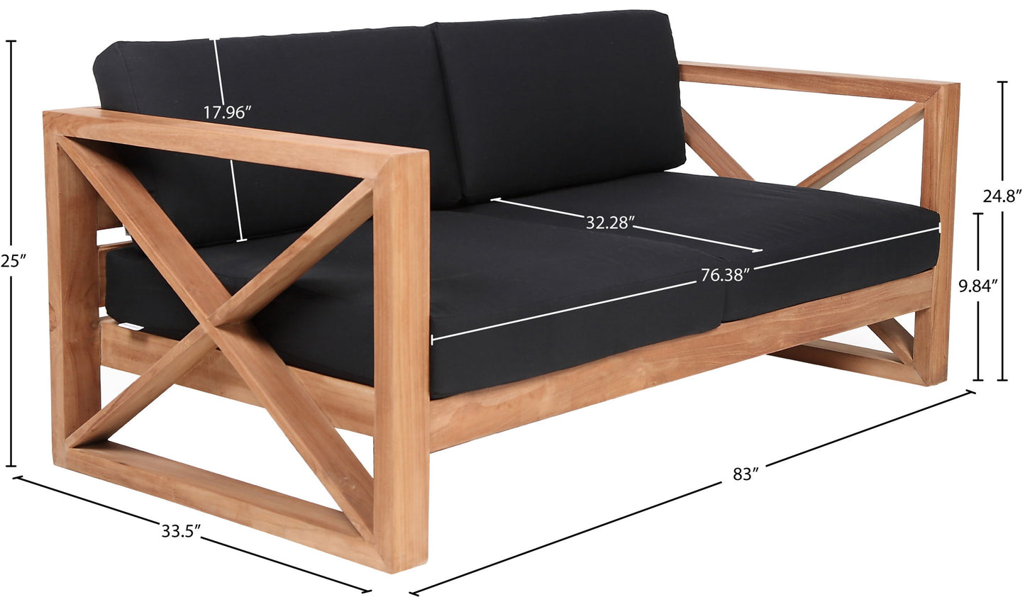 Anguilla - Water Resistant Outdoor Sofa
