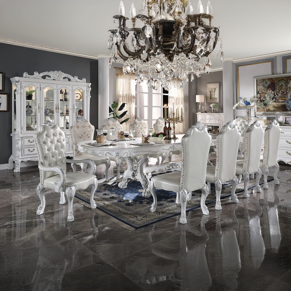 Dresden - Side Chair (Set of 2) - Fabric & Bone White