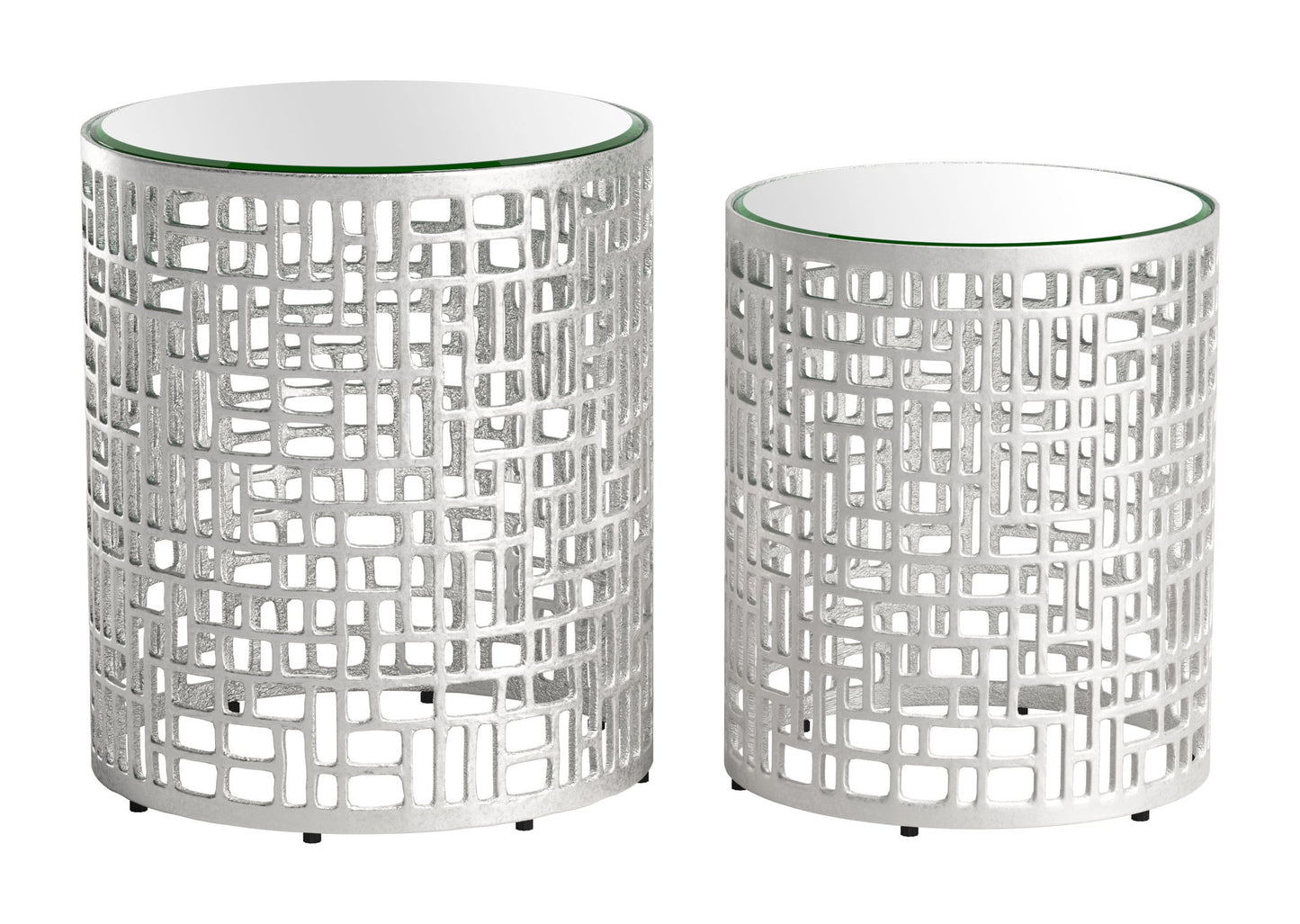 Reden - Side Table (Set of 2) - Silver
