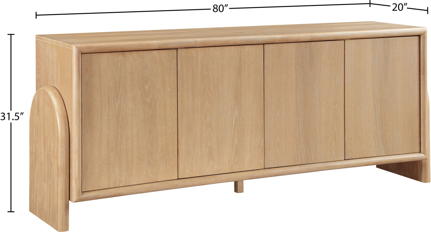 Elanor - Oak Veneer And Solid Wood Sideboard/Buffet